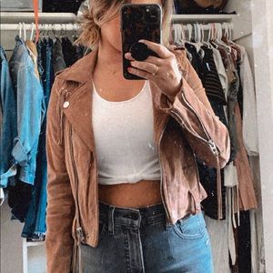 Blank NYC Tan Suede Jacket